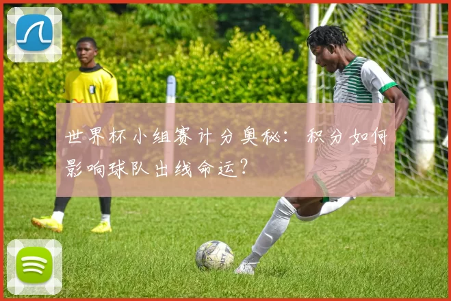 世界杯小组赛计分奥秘：积分如何影响球队出线命运？